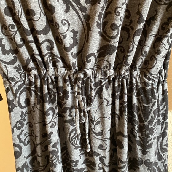 Soma Gray and Black Lounge Dress - Picture 3 of 5